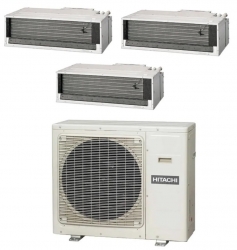 Сплит-система Hitachi MULTIZONE PREMIUM R32 RAM-110NP5E / RAD-50RPE + RAD-25RPEx2